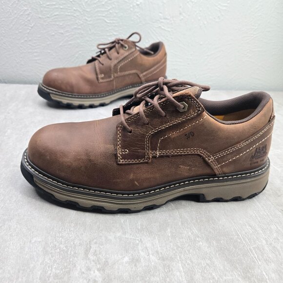 Caterpillar Shoes Cat Slip Resistant Steel Toe Shoes Mens 1 Wide